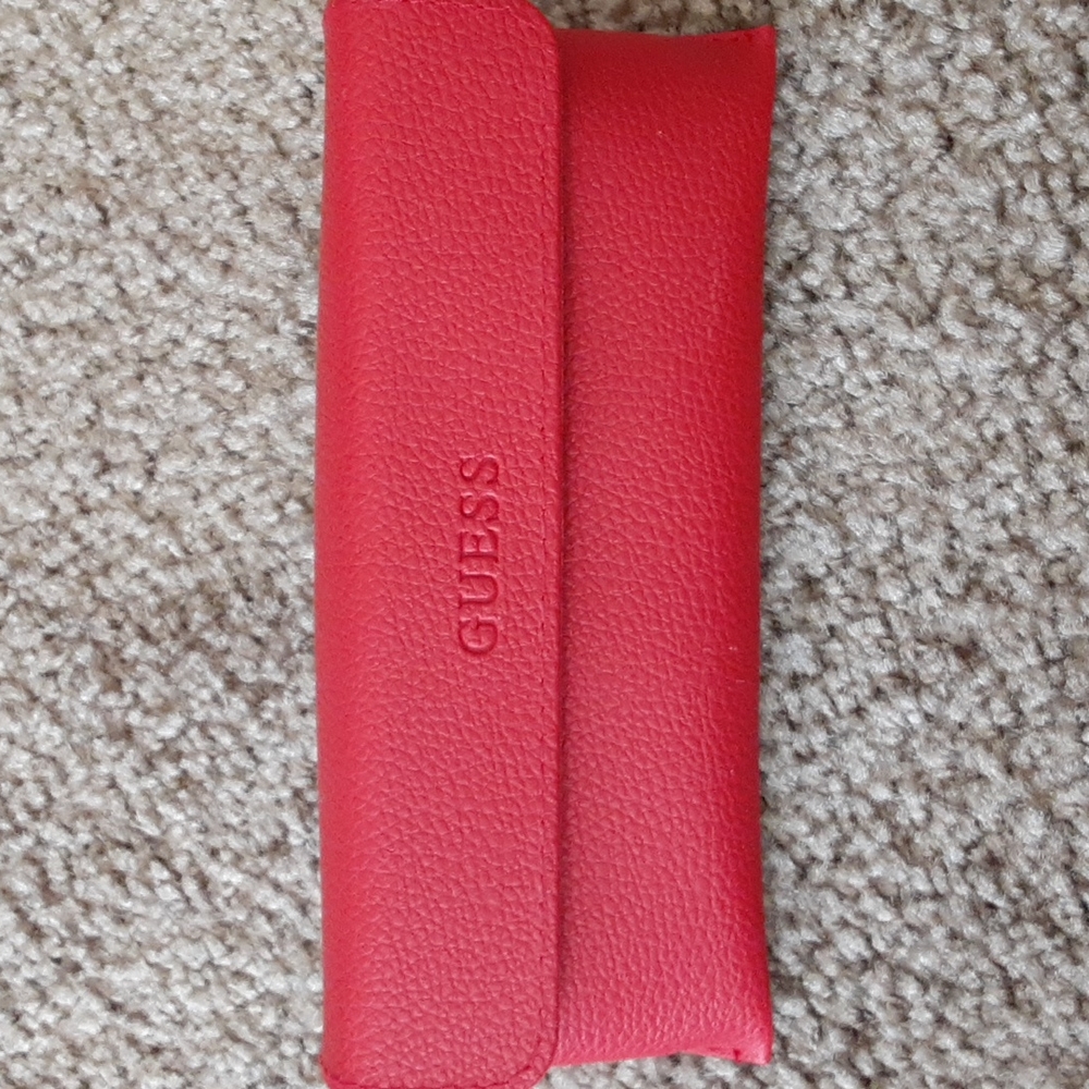 Guess Red Eye Glasses Case